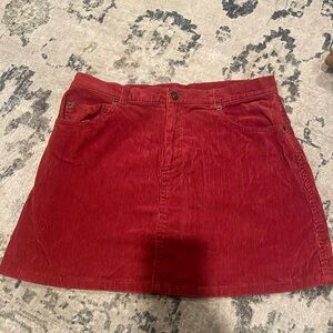 Red Mini Skirt